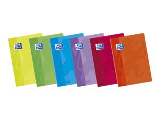 Oxford School Classic A5+ - Cuaderno - grapado - 170 x 210 mm - 48 hojas / 96 páginas - papel blanco - cuadriculado - disponible en diferentes colores - cartón