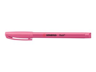 STABILO flash - Marcador - para papel de fax - rosa fluorescente - tinta al agua - 1-3.5 mm