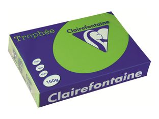 Clairefontaine Trophée - Papier couleur - A4 (210 x 297 mm) - 160 g/m² - Ramette de 250 feuilles - vert menthe