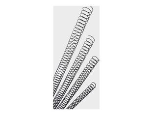 Fellowes - Metal - 28 mm - A4 (210 x 297 mm) - 240 hojas - negro - 50 uds. espiral de encuadernación