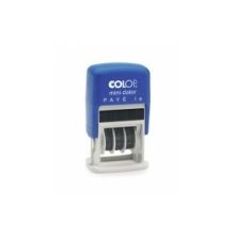 Colop - Tampon Dateur bicolore S160 - Payé le