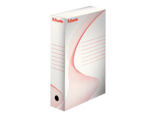 Esselte - 1 Boîte d'archives - 80 mm - A4 - blanc