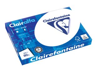 Clairefontaine CLAIRALFA - Papier blanc - A3 (297 x 420 mm) - 80 g/m² - Ramette de 500 feuilles
