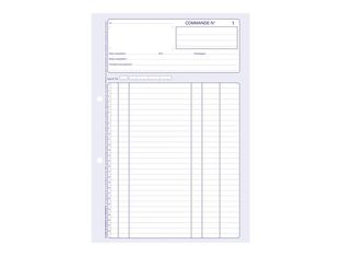 ELVE - Manifold Carnet de commandes - 50 dupli - A4