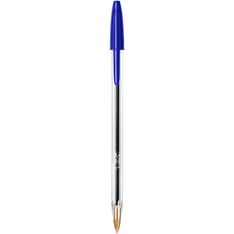 BIC Cristal - Stylo à bille - bleu - 1 mm - pointe moyenne