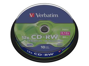 Verbatim DataLifePlus - 10 x CD-RW - 700 Mo 8x - 12x