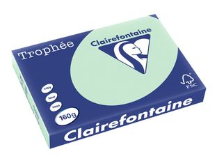 Clairefontaine Trophée - Papier couleur - A3 (297 x 420 mm) - 160 g/m² - Ramette de 250 feuilles - vert