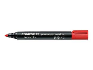 STAEDTLER Lumocolor - Marqueur permanent - pointe ogive - rouge