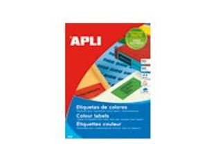 APLI PAPER - Autoadhesivo - verde - A4 (210 x 297 mm) 20 uds. etiquetas