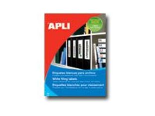 APLI PAPER - Blanco - 61 x 190 mm 100 uds. (25 hoja(s) x 4) etiquetas