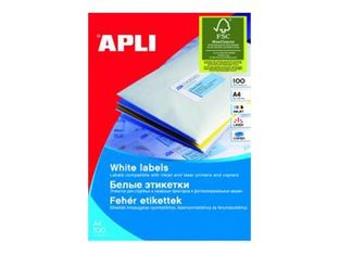 APLI PAPER - Autoadhesivo - blanco - 70 x 30 mm 2700 etiqueta(s) (100 hoja(s) x 27) etiquetas