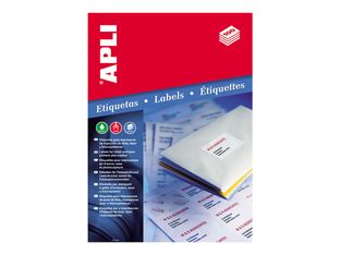 APLI PAPER - Blanco - 40 x 105 mm 1400 uds. (100 hoja(s) x 14) etiquetas