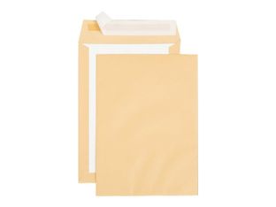 GPV Pack'n Post - 100 Pochettes kraft dos carton - C4 229 x 324 mm - 120 gr - bande auto-adhésive