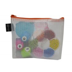 Bolsas multiuso A6 naranja cremallera