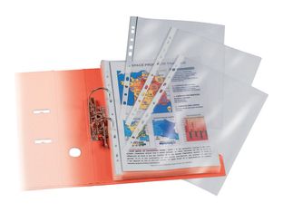 Caja 100 fundas folio extra 16 taladros