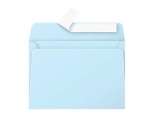 Pollen - 20 Enveloppes - 114 x 162 mm - 120 g/m² - bleu