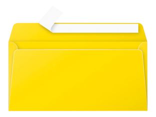 Pollen - 20 Enveloppes - 110 x 220 mm - 120 g/m² - jaune