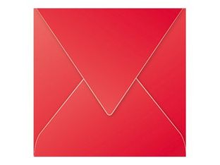 Pollen - 20 Enveloppes - 165 x 165 mm - 120 g/m² - rouge