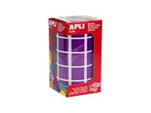 APLI kids - Adhésif décoratif - carré - 2 x 2 cm - lilas - permanent