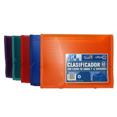 Clasificador con gomas 12 divisiones A5 supra
