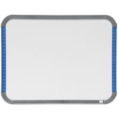 Nobo - Tableau blanc Slimline en acier laqué - 22 x 28 cm - magnétique - cadre blanc