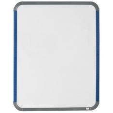 Nobo - Tableau blanc Slimline en acier laqué - 28 x 36 cm - magnétique - cadre gris