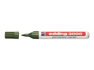edding 3000 - Marcador - permanente - verde oliva - 1.5-3 mm