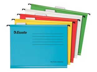 Esselte Pendaflex - 5 Dossiers suspendus pour tiroirs - coloris assortis - fond V