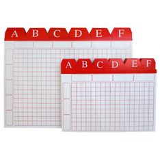 Indices de ficheros blanco, numero 1 65 x 94