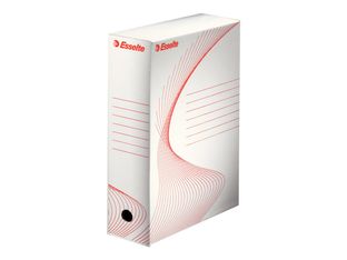 Esselte - 1 Boîte d'archives - 100 mm - A4 - blanc