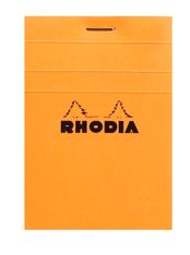 Bloc rhodia grapado numero 11 a7 con tapa naranja