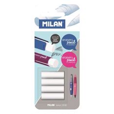 Milan blister 4 gomas de recambio para portaminas capsule 2b