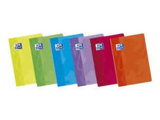 Oxford Classic - Cuaderno - grapado - A4 - 48 hojas / 96 páginas - papel blanco - a rayas - disponible en diferentes colores - plástico