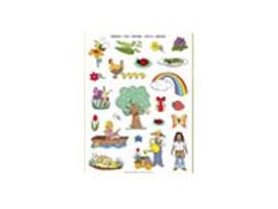 Apli - 3 feuilles gommettes printemps