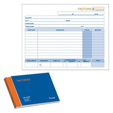 Dohe talonario facturas cuarto apaisado 100 h duplicado