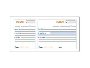 Dohe - Libro de recibos - 100 hojas - 1/3 A4 - apaisado