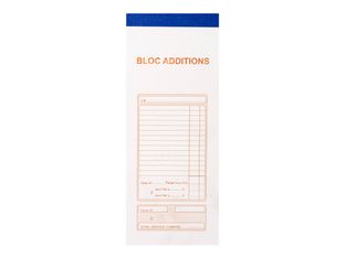 Exacompta - Bloc additions - 50 feuilles - 96 x 230 mm - en double