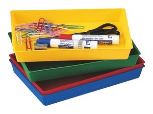 FAIBO - Bandeja de bolígrafos - 23 x 14.5 cm - polipropileno (PP) - rojo