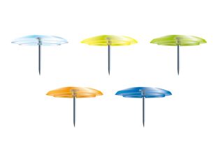 Exacompta - 40 Punaises - 7 mm - couleurs translucides assorties