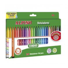 Alpino rotuladores lavables 24 standard