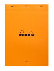 Rhodia - Bloc notes N°18 - A4 - 160 pages - ligné avec marge - 80g