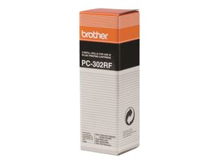 Brother PC302RF - Pack de 2 - noir - ruban d'impression original