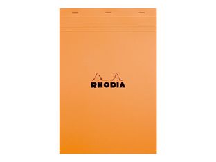 Rhodia - Bloc notes - A4 + - 80 pages - petits carreaux - 80g - orange