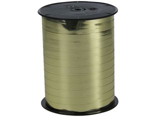 Maildor - Bolduc métallisé - ruban d'emballage 7 mm x 250 m - or