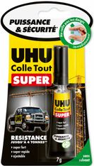 UHU - Colle Tout Super sans solvant - tube 7g