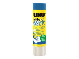 UHU stic MAGIC - Bâton de colle - 8.2 gr - bleu - sans solvant