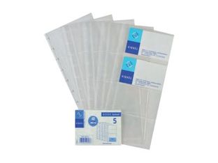 Viquel Geode - 5 Pochettes pour classeur cartes de visite