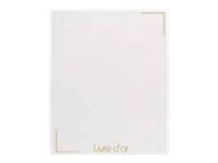 Erica Prestige - Livre d'or 21 x 26 cm - blanc