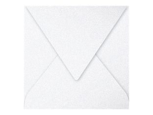 Pollen - 20 Enveloppes - 165 x 165 mm - 120 g/m² - blanc irisé