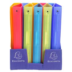 Exacompta Linicolor - Classeur à anneaux - Dos 40 mm - A4 Maxi - pour 225 feuilles - disponible dans différentes couleurs